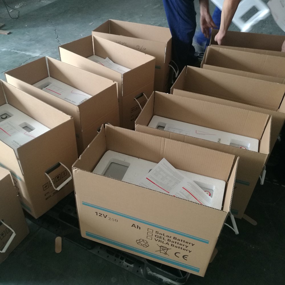 Dry cell solar system battery 200ah 12v