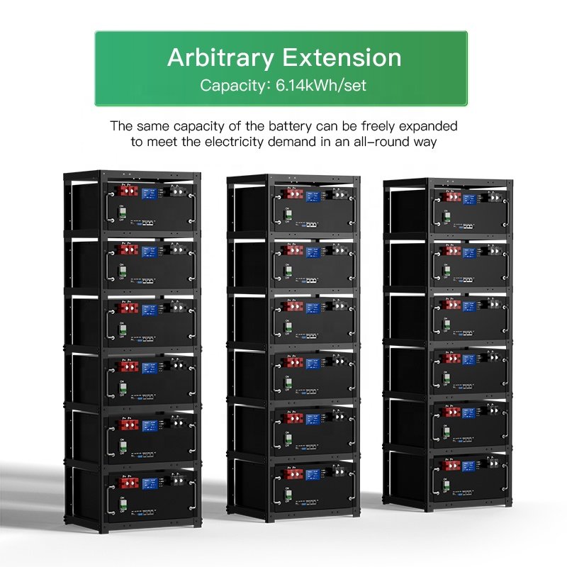 Lifepo4 Rack Mount 15kwh Deep Rack-Mounted Cycle Lithium Ion Battery 48v Rack Mounted Solar Energy Storage Li-Ion Battery