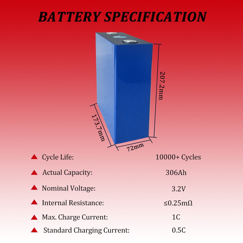 Wholesale EVE Lifepo4 MB30 3.2V 306Ah Rechargeable Lithium Prismatic Batteries Original A Grade Cell For Solar System RV