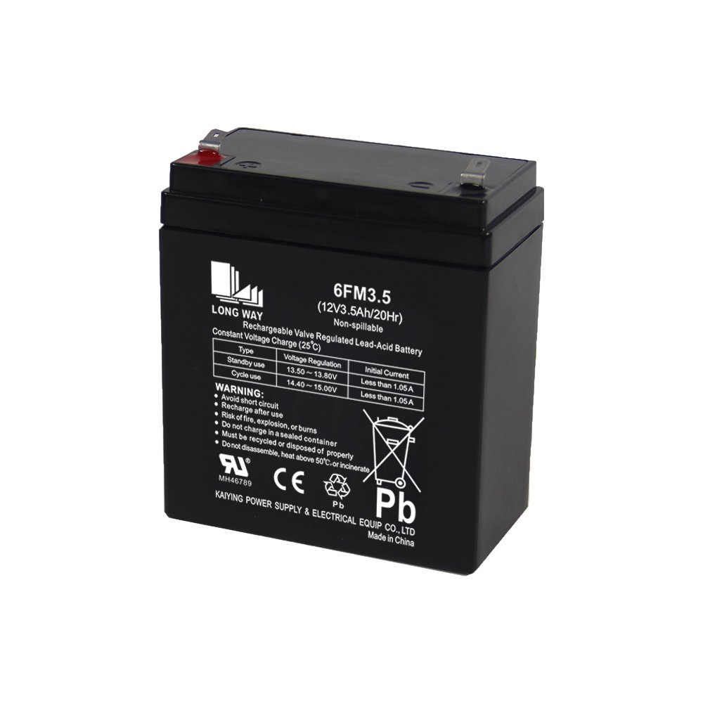 Deep discharge sound system used 12V3.5ah 6FM3.5 12 volt system AGM Lead Acid battery
