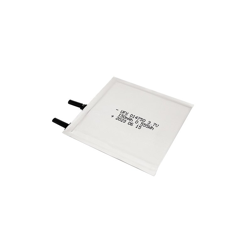 China Super Thin Battery Factory Custom Ultra Thin Lipo Battery UFX 014750 150mAh 3.7V For E-card