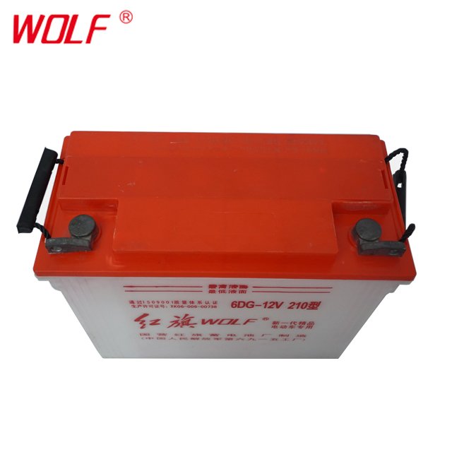 Hot sale long life automotive battery 12v 120AH dry charged tricycle battery