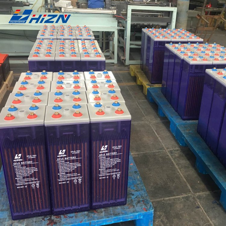 Flooded Type Tubular Plates Lead Acid Battery OPzS 2V 800AH Solar Battery