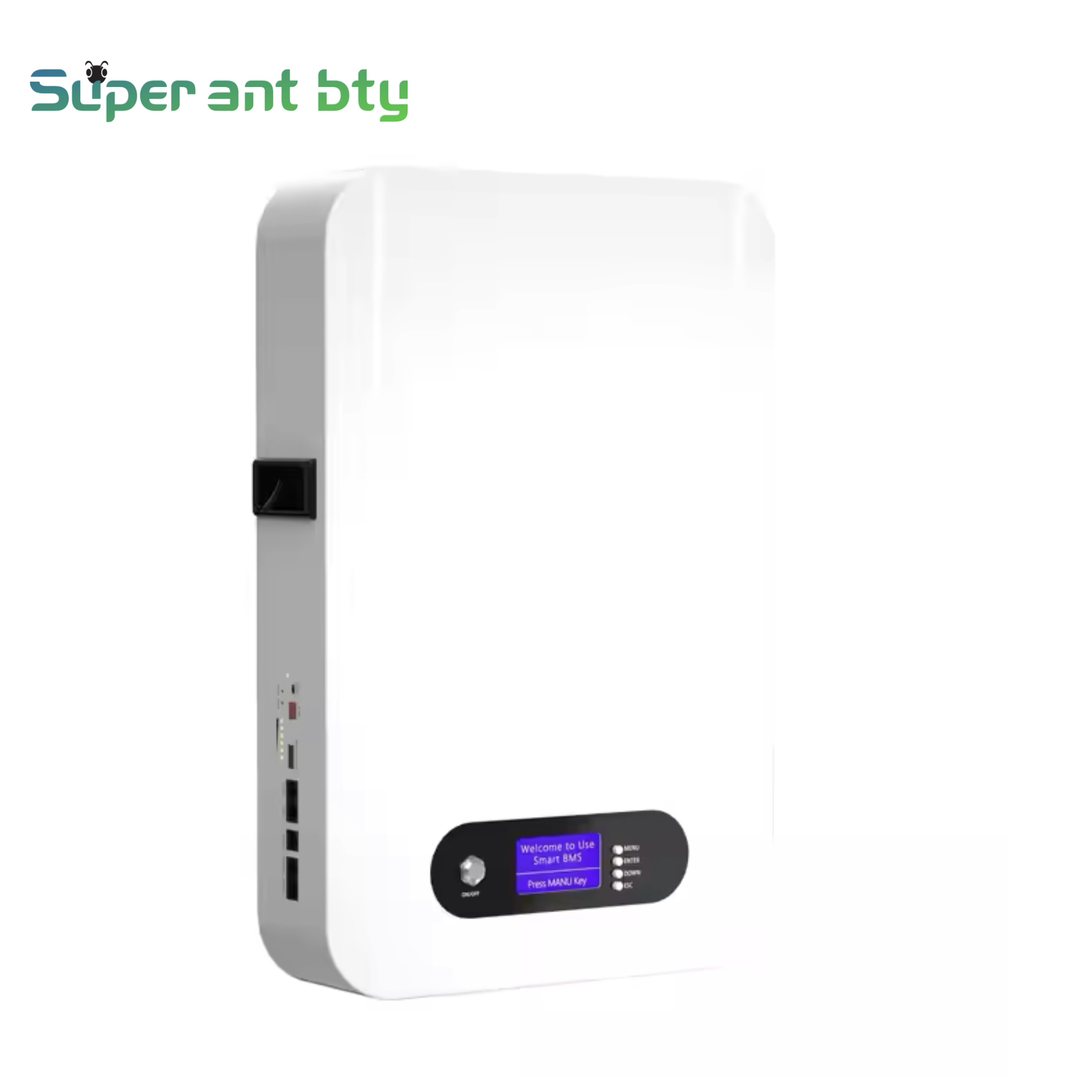Super ant bty 48V 50Ah Lithium Ion Battery Stackable Rack-Mounted for Powerwall 2.5KWH Home Solar System IP65