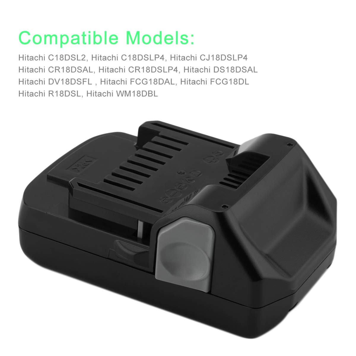 18V Replacement Battery for Metabo Hitachi Compatible with Metabo Hitachi 339782 BSL1830C BSL1815X BSL1815S BSL1830 330139