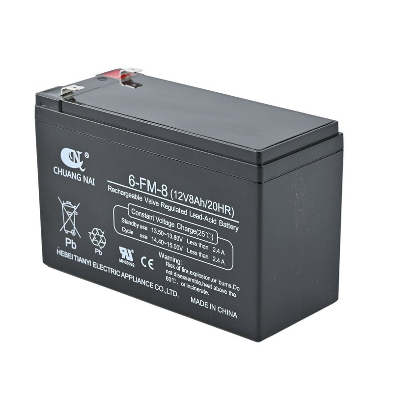 TIANYI Lead-Acid Battery 12V 8AH 20HR Rechargeable Battery For UPS Electric Rolling Shutter Door Kids Electric Vehicle