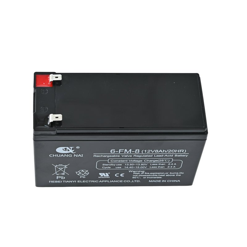 TIANYI Lead-Acid Battery 12V 8AH 20HR Rechargeable Battery For UPS Electric Rolling Shutter Door Kids Electric Vehicle