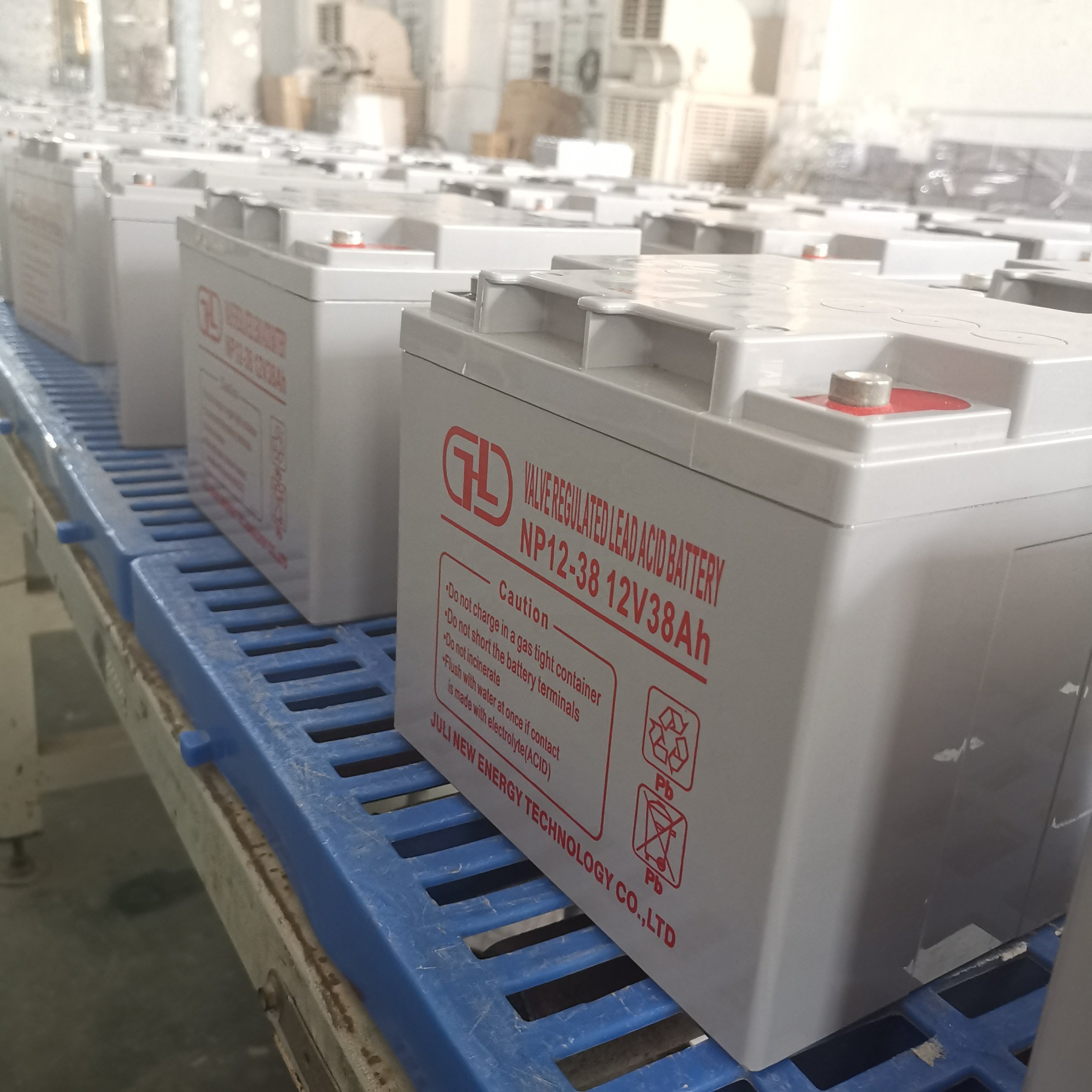 Rechargeable Sealed Lead Acid Battery UPS battery 12V38ah deep cycle Batteries With Power Backup