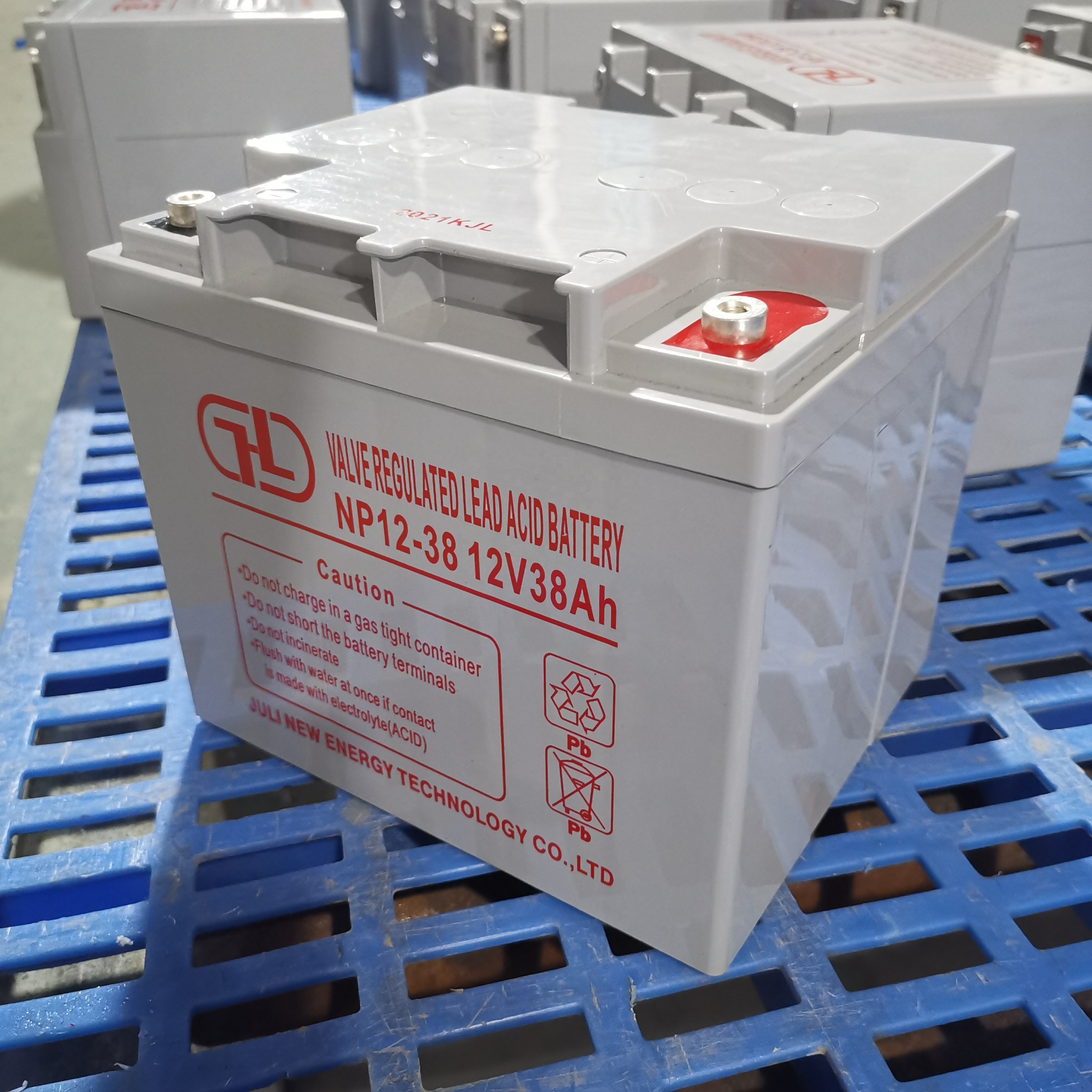 Rechargeable Sealed Lead Acid Battery UPS battery 12V38ah deep cycle Batteries With Power Backup