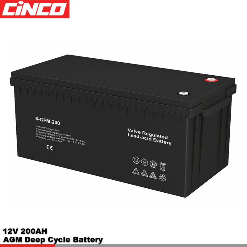 Small power 12V 12AH Deep Cycle Sealed AGM lead acid batteries for solar lighting system good quality factory price from China
