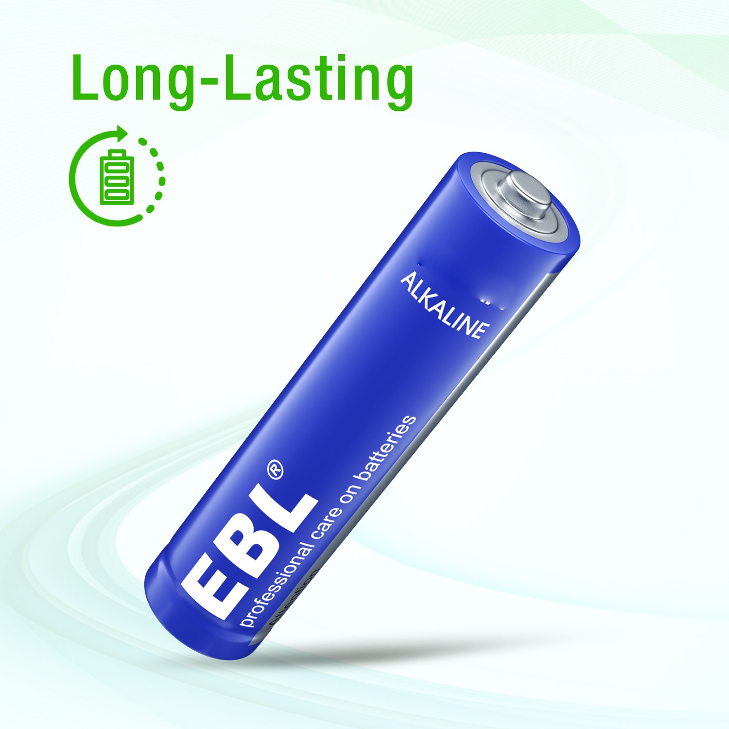 10 Year Storage Life High Capacity Alkaline Battery Cells