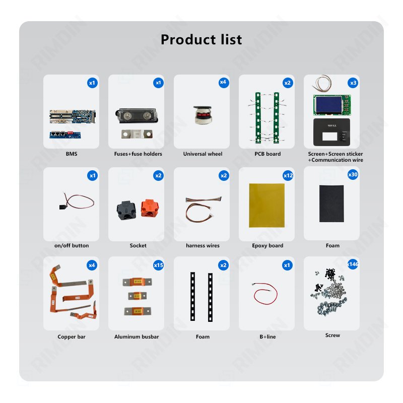 EU Stock Seplos Mason 15KWh Grade lithium ion batteries 48V 300Ah home solar energy sstorage system 51.2V 200Ah lifepo4 battery