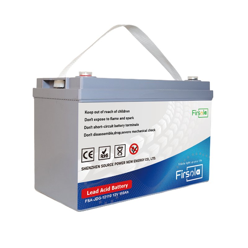 Firsola 12V 110Ah M8 Terminal Back up Lead Acid Battery for Auto Control System UPS Telecom Station