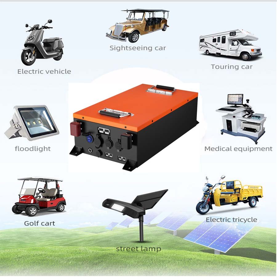 12V 450Ah High Capacity Rechargeable Lithium Ion Battery LFP Anode Prismatic Size Rate for RV Canopys Solar Energy Storage