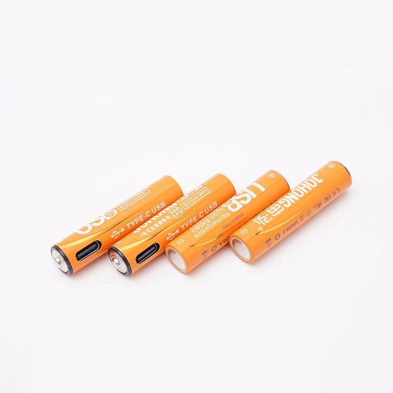Type C Lithium Battery For Razor AAA Rechargeable USB Batteries Fast Charging