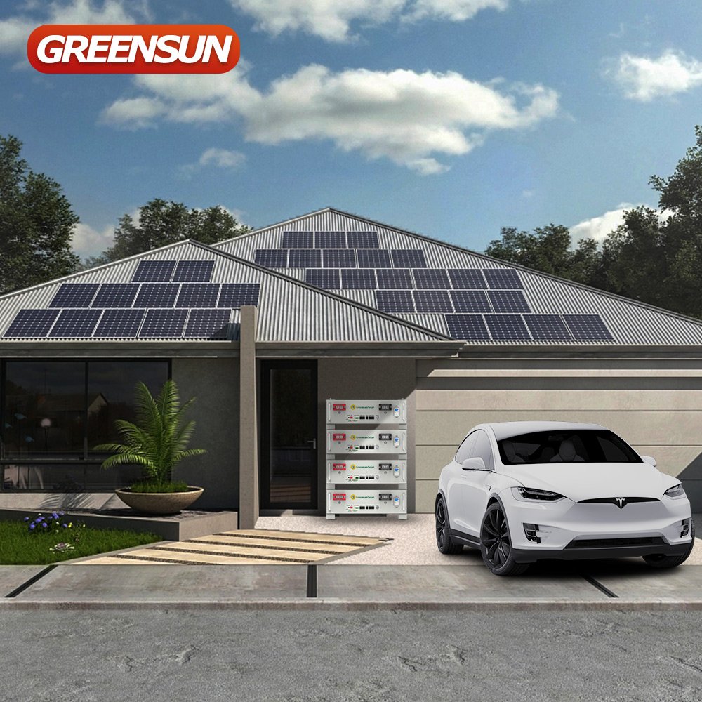 Greensun 51.2V 48V 100ah 200Ah 300Ah LiFePO4 Lithium Ion Iron Phosphate Battery Rack Mounted 10kwh Solar Energy Storage Battery