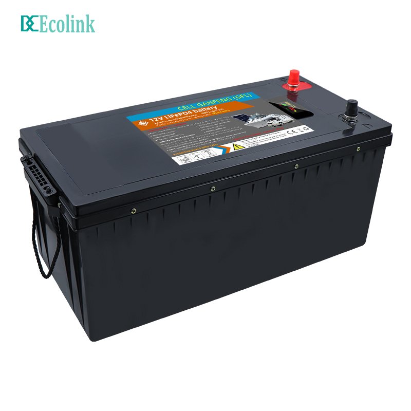 Rv Marine Built in bms 12V 12.8V 200ah 300ah solar system energy storage lifepo4 battery lithium ion batteries packs