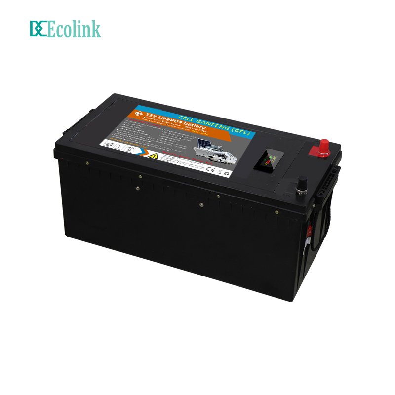 Rv Marine Built in bms 12V 12.8V 200ah 300ah solar system energy storage lifepo4 battery lithium ion batteries packs