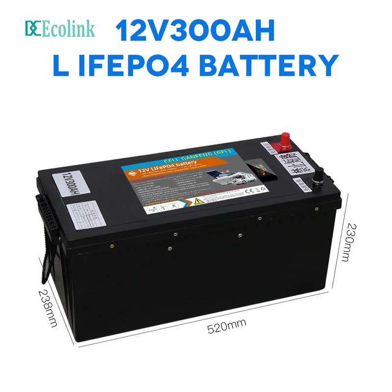 Rv Marine Built in bms 12V 12.8V 200ah 300ah solar system energy storage lifepo4 battery lithium ion batteries packs