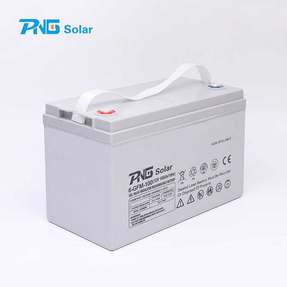 PNG Solar Deep Cycle Battery 12V 100ah Gel Solar Battery