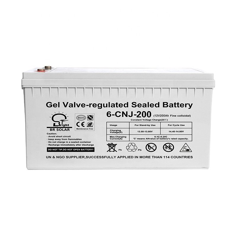 Energy Storage Gel Battery 12V 200Ah 100Ah Deep Cycle Lead Acid Battery 400Ah 300Ah AGM Solar Battery