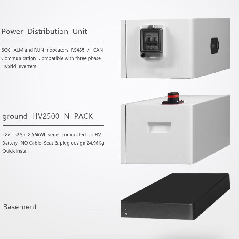 Germany Warehouse Hybrid Energy Storage System Deep Cycles LiFePO4 Batteries 10kw 15kw 20kw High Voltage ESS HV Lithium Battery