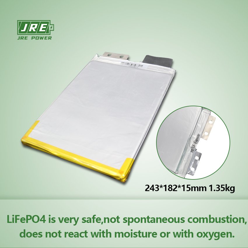 3.2V LFP Pouch cell 63AH ifepo4 pouch polymer battery cells lithium ion polymer lipo battery for golf cart ibike RV