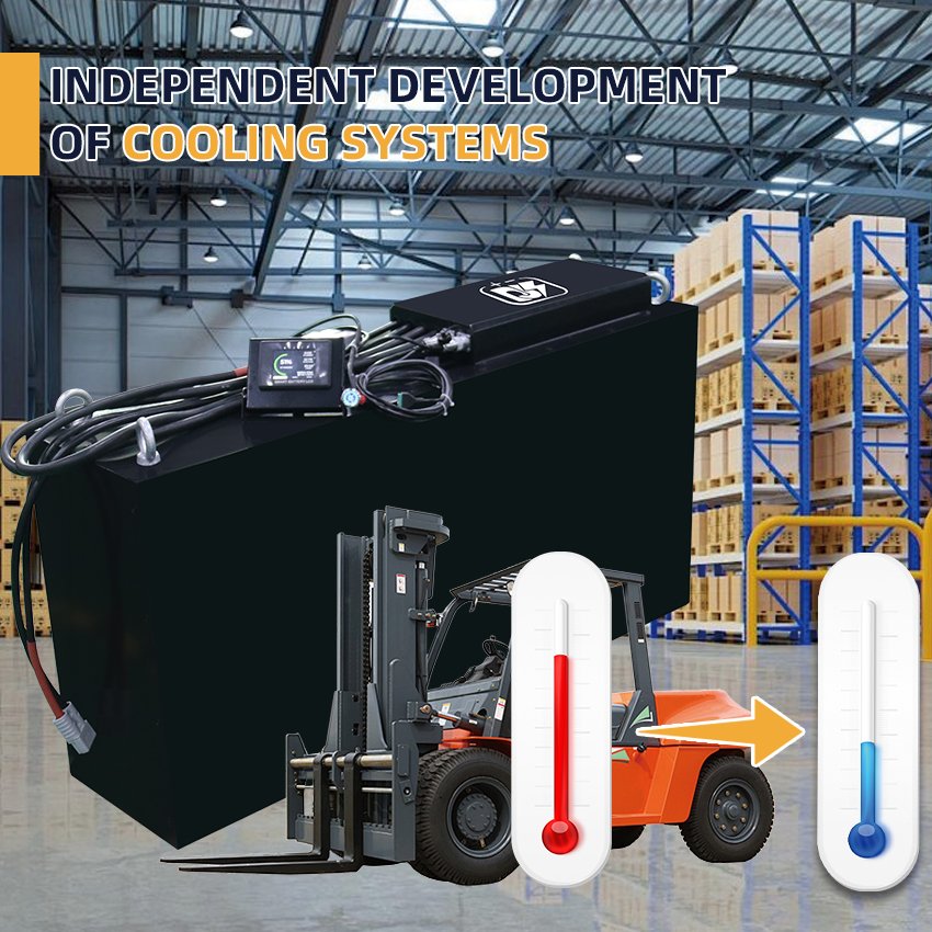 48 V 560Ah Customized Fast Charging Lithium 48V LiFePO4 Forklift Battery Deep Cycle Battery For Forklift with Cooling System