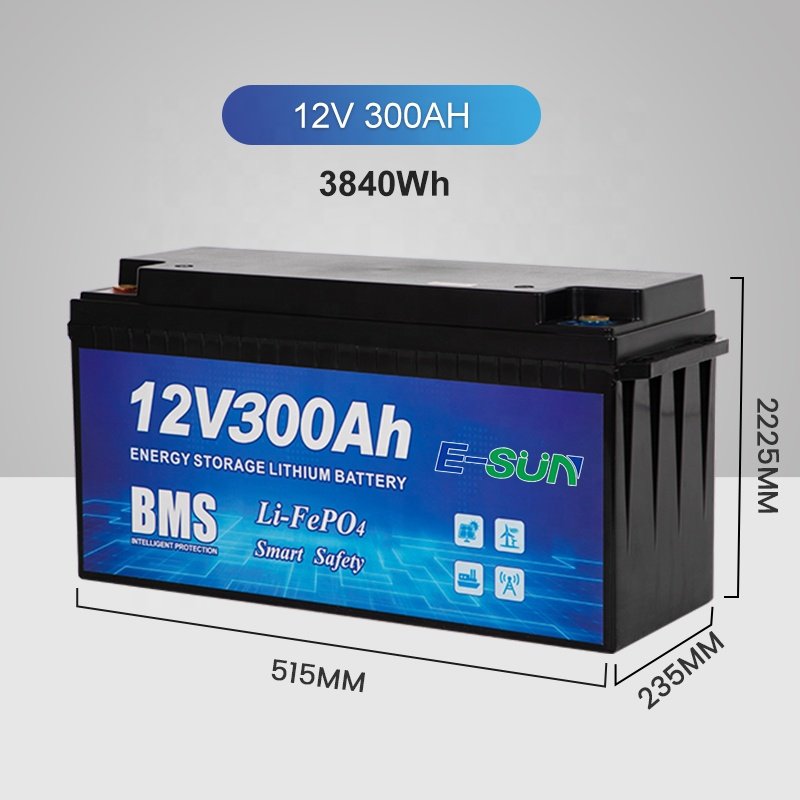 Lifepo4 Battery Europe Most Popular Best Seller 12V 100ah 200ah 300ah for Lead Acid Replacement Solar RV Marine battery