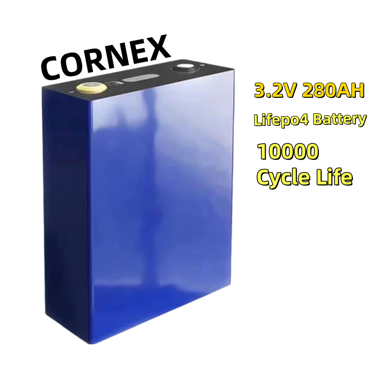 CORNEX 3.2V 280AH Lithium Ion Battery Cell Rechargeable 280AH Lifepo4 Battery Cell 280AH LFP Batterie Cells