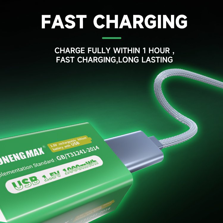 Deep Cycle Green Power Rechargeable Lithium Ion Battery pack 9V 1000mwh Rechargeable Battery Li-ion