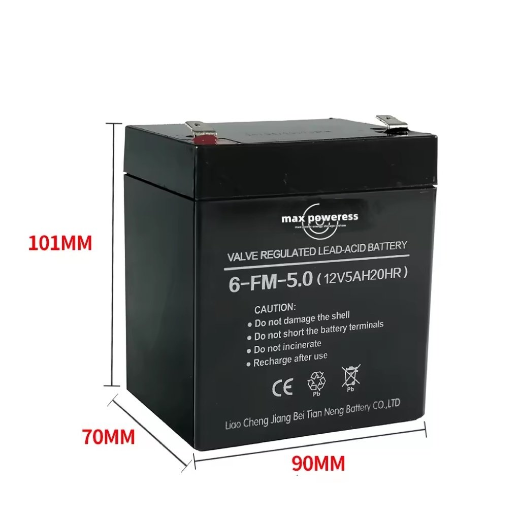 Rechargeable environmental friendly ups battery 12v 5ah sealed lead-acid battery solar storage battery