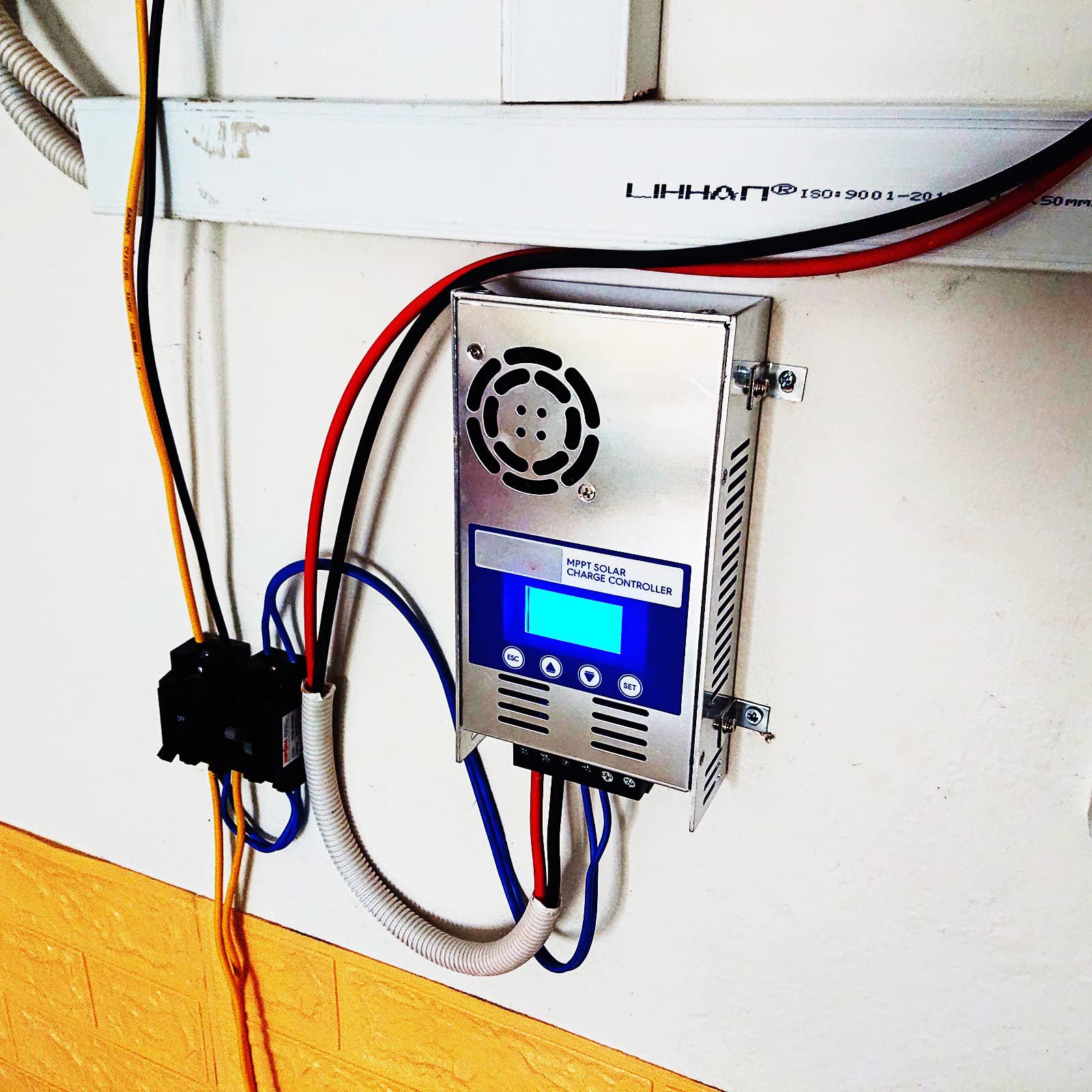 40A 60A MPPT Solar Charge Controller 12V 24V 36V 48V 60A Solar Max Power Point Tracker Lifepo4 Lead Acid Battery Load Regulator