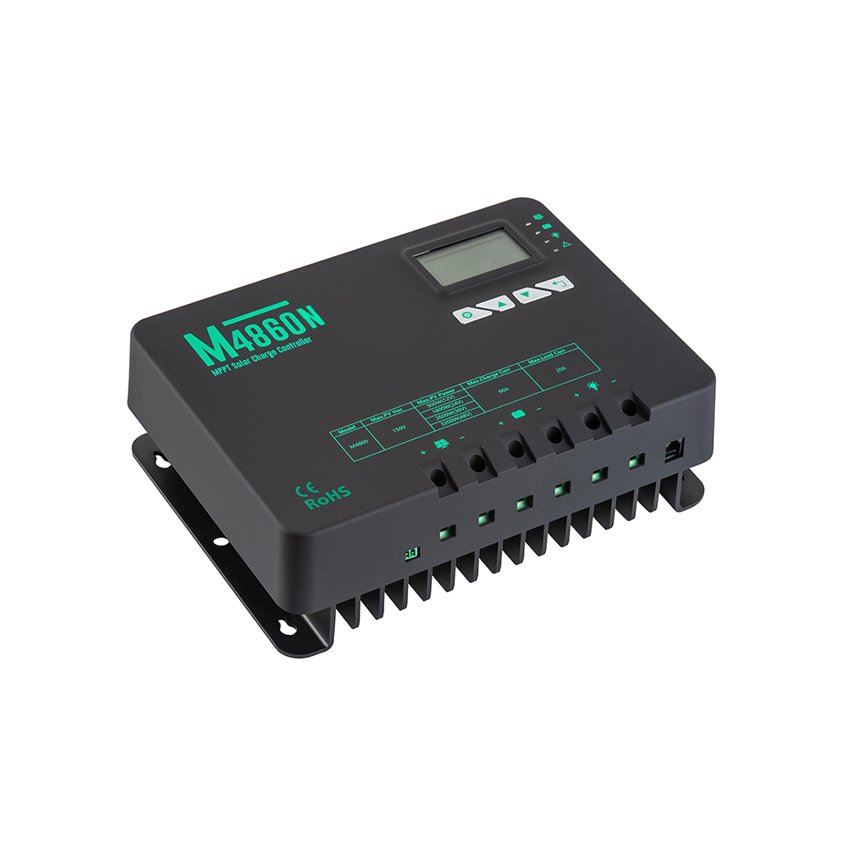 M4860N 60a mppt with lcd screen and app operation mppt solar controllers for RV