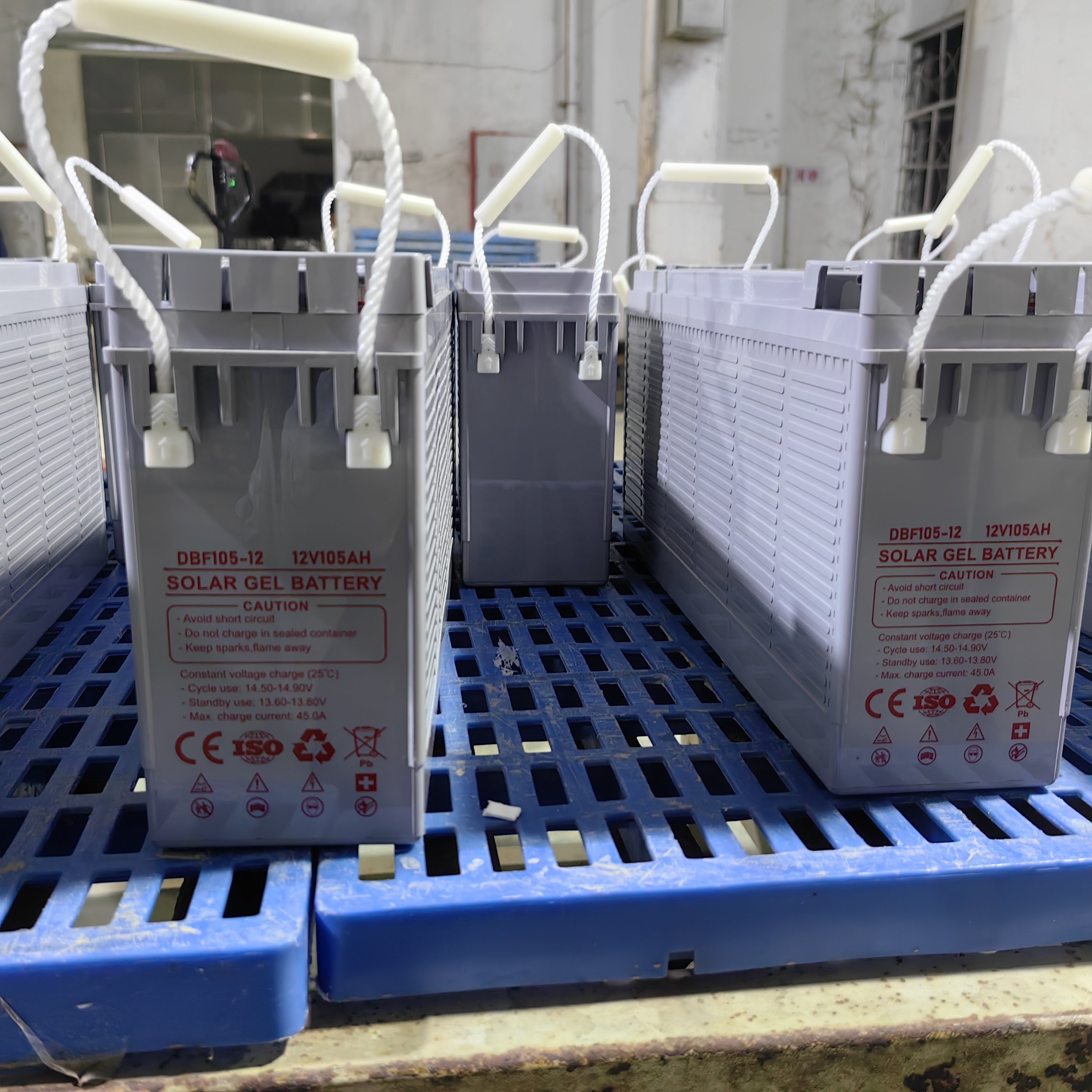 Gel Battery 12V Lead Acid Batteries 100ah 105ah Front Terminal Battery