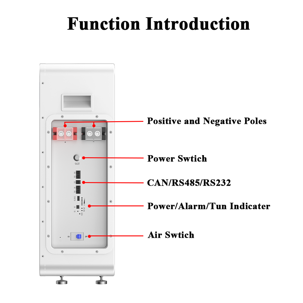 ZTGF New Model 48V 280Ah Vertical Home Energy Storage 15kwh Solar Energy System 48V LiFePO4 Lithium ion Batteries