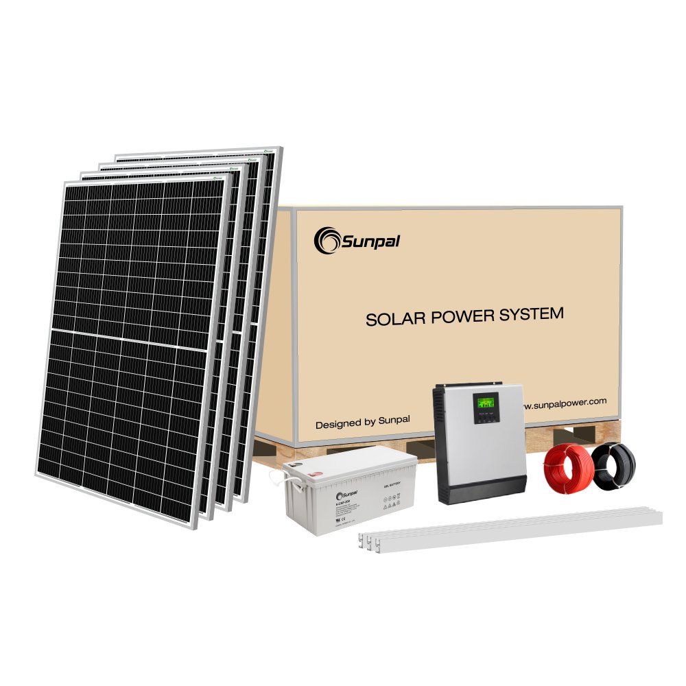 Sunpal Hybrid Off Grid Solar Panels Solar Energy System 3Kw 4Kw 5Kw For Home