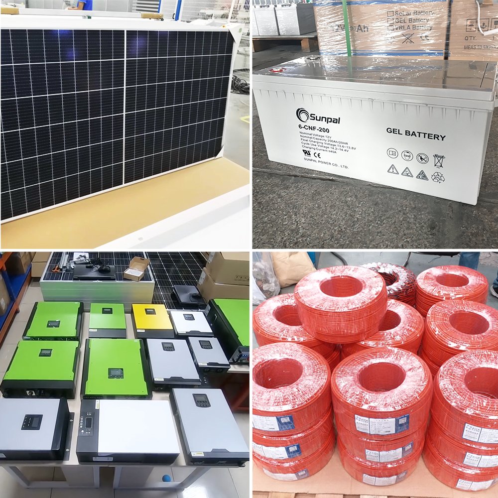 Sunpal Hybrid Off Grid Solar Panels Solar Energy System 3Kw 4Kw 5Kw For Home