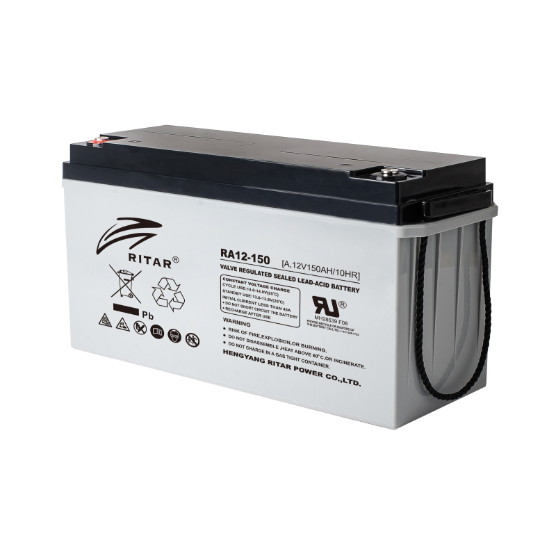 Ritar Deep Cycle Solar Gel Battery 12V 100Ah 150Ah 200Ah 250Ah 150 Amp 12 Volt Rechargeable Lead Acid Battery Wholesale Price