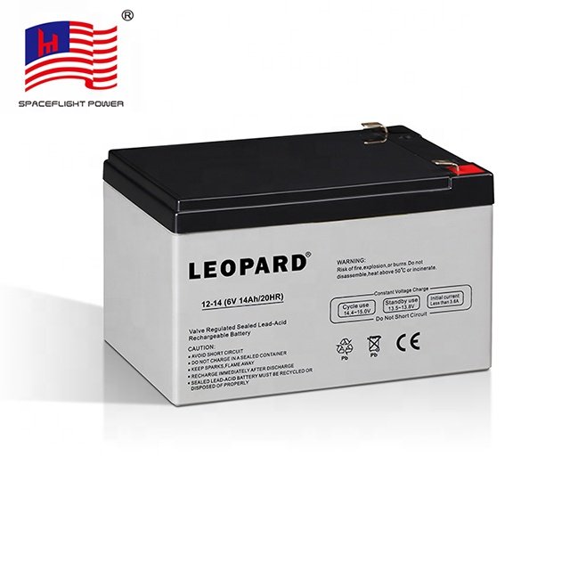 12 V Vrla 12v 14ah Rechargeable 20hr AGM UPS Deep Cycle Sealed Lead Acid Battery for solar Emergency Lighting System