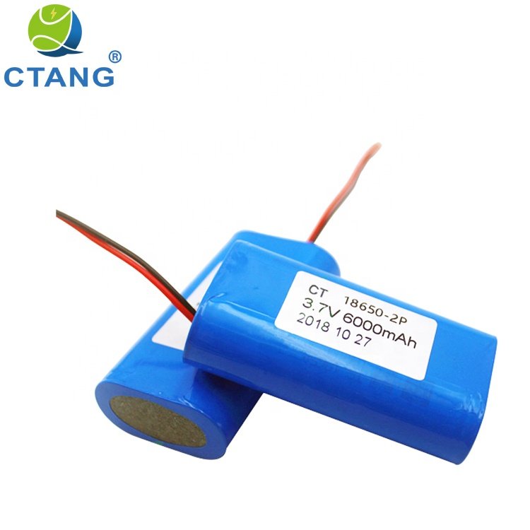 Little Self-Discharge 18650 Rechargeable Li-ion Battery Pack 3.7V 6000mAh Lithium Ion Battery