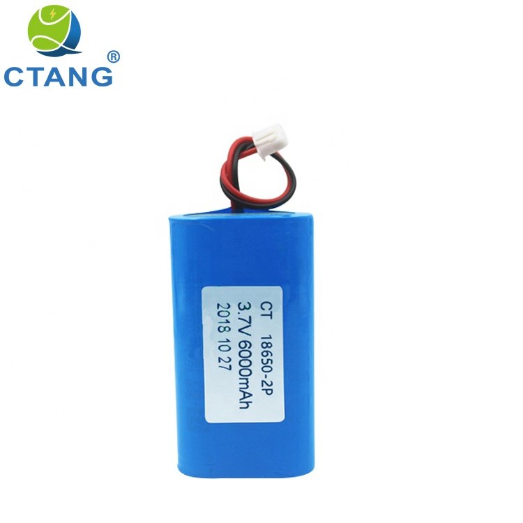 Little Self-Discharge 18650 Rechargeable Li-ion Battery Pack 3.7V 6000mAh Lithium Ion Battery