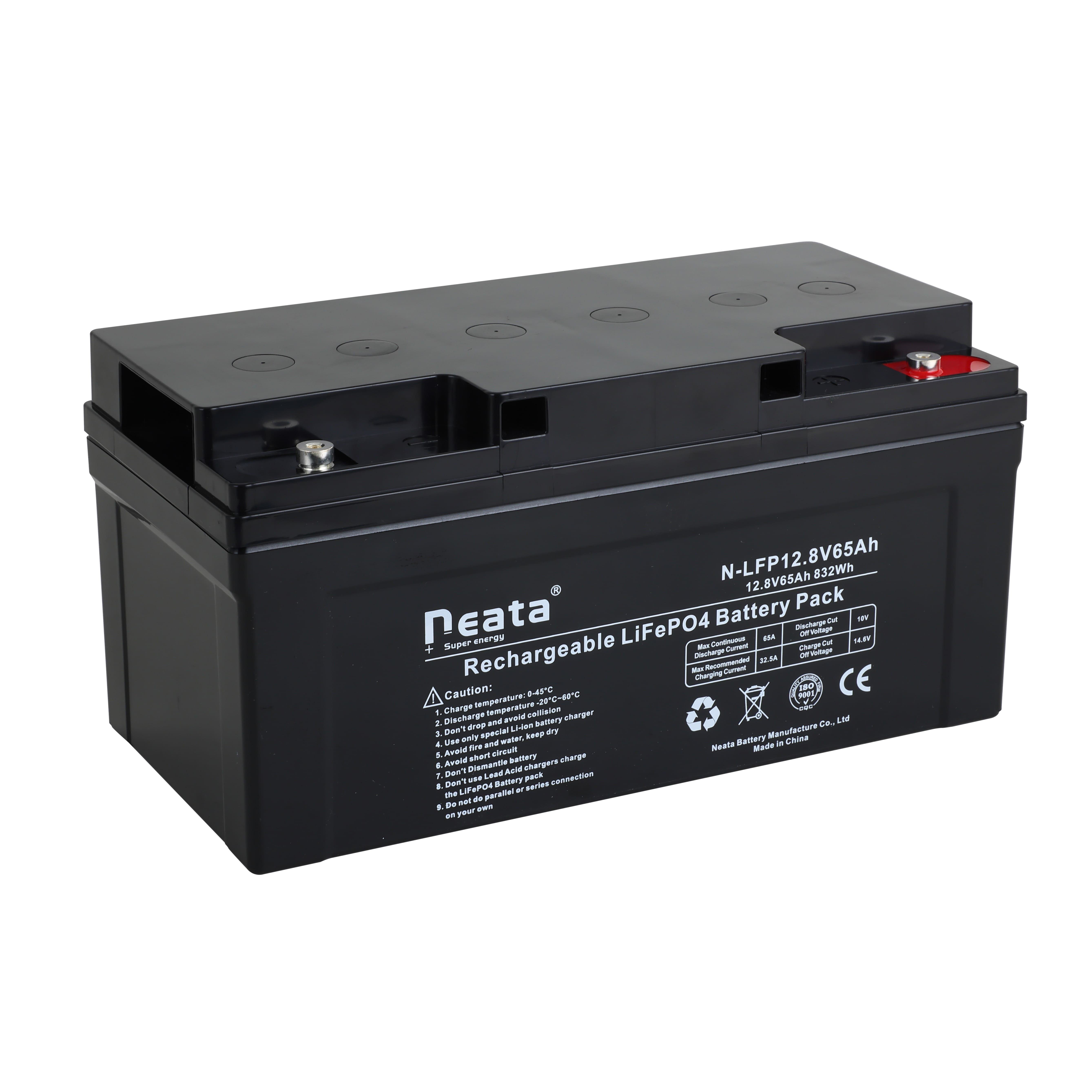 Neata China Valve-Regulated Lead-Acid Battery Manufacturers 12V 65ah AGM Battery Accumulator for E-Scooter Car