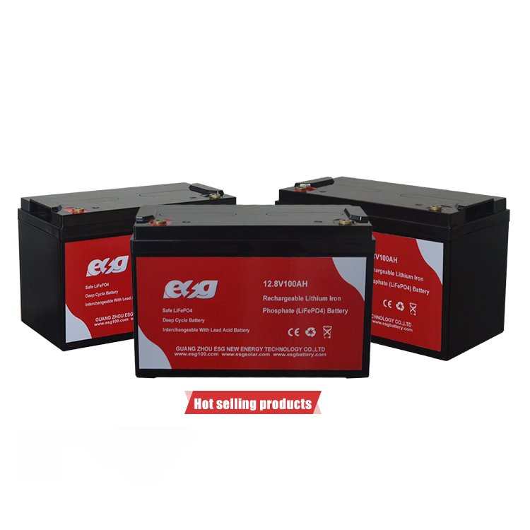 ESG Lifepo4 12.8v 60v 20ah 100ah 200ah BMS lithium ion batteries 6v 20ah 12volt high discharge lithium battery