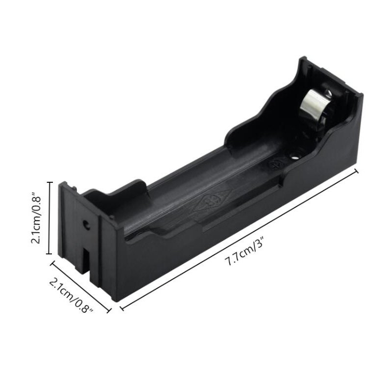 Custom 1 2 3 4 slots battery holder waterproof 18650 battery holder with Pc Pins