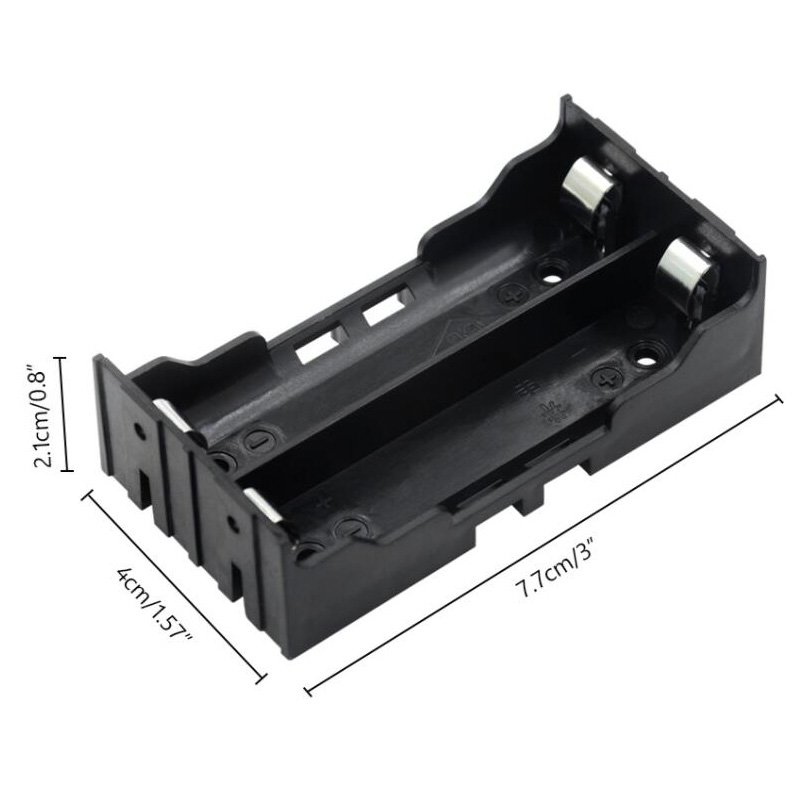 Custom 1 2 3 4 slots battery holder waterproof 18650 battery holder with Pc Pins