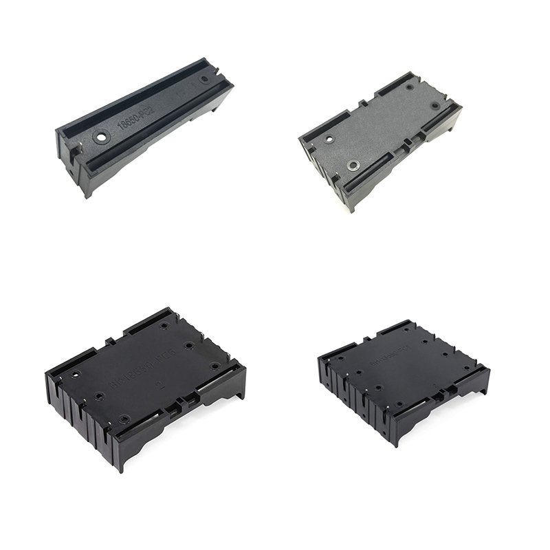 Custom 1 2 3 4 slots battery holder waterproof 18650 battery holder with Pc Pins