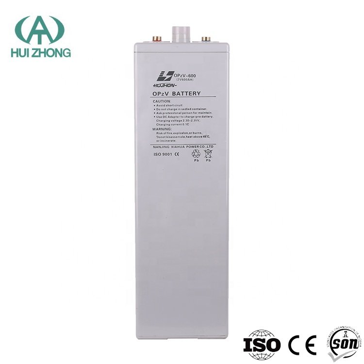 HIZN Long Cycle Life Lead Acid Batteries Opzv 2v 600ah Batteries For UPS Backup Use