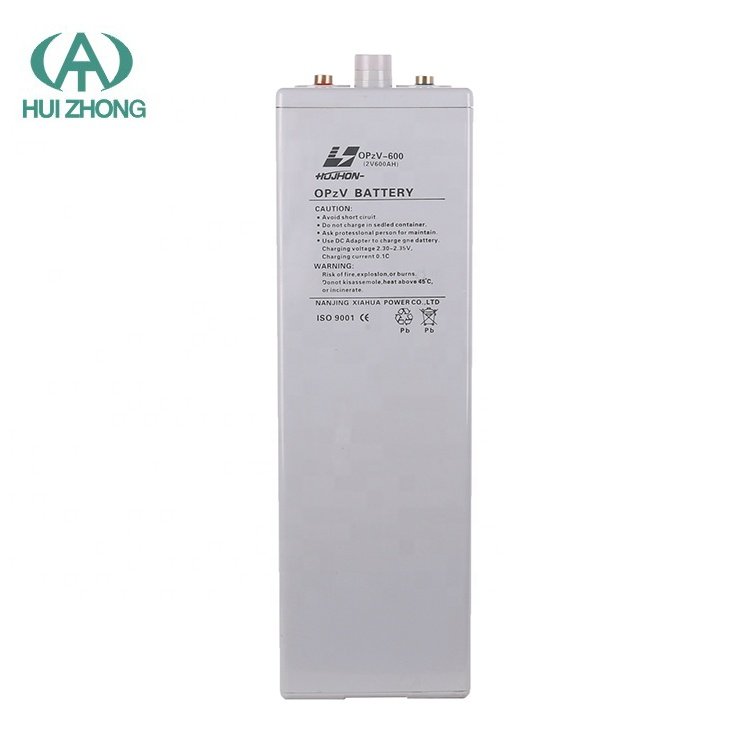 HIZN Long Cycle Life Lead Acid Batteries Opzv 2v 600ah Batteries For UPS Backup Use