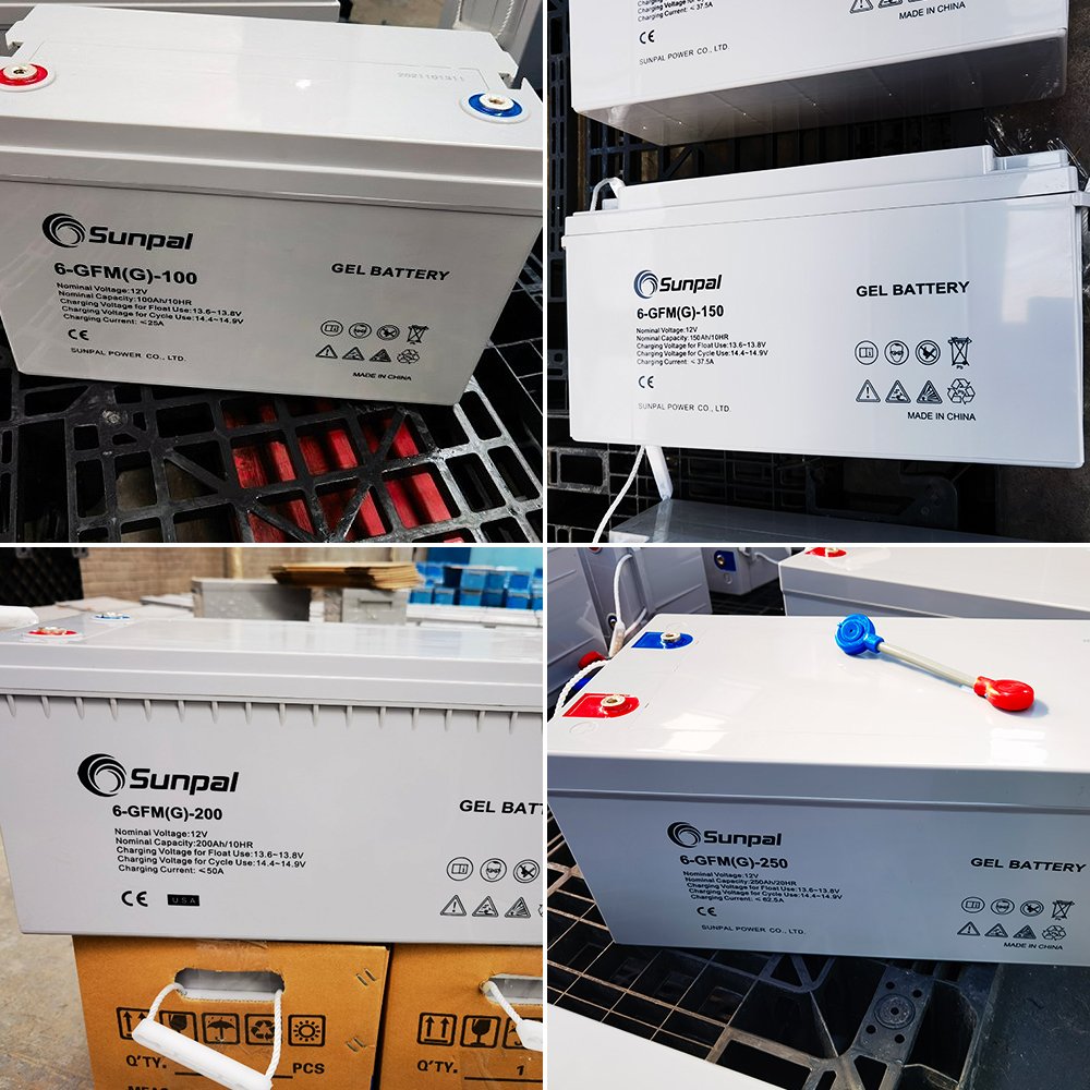 Factory New Design Deep Cycle 12V 50Ah 100Ah 150Ah 200Ah Solar Lead-Acid Battery